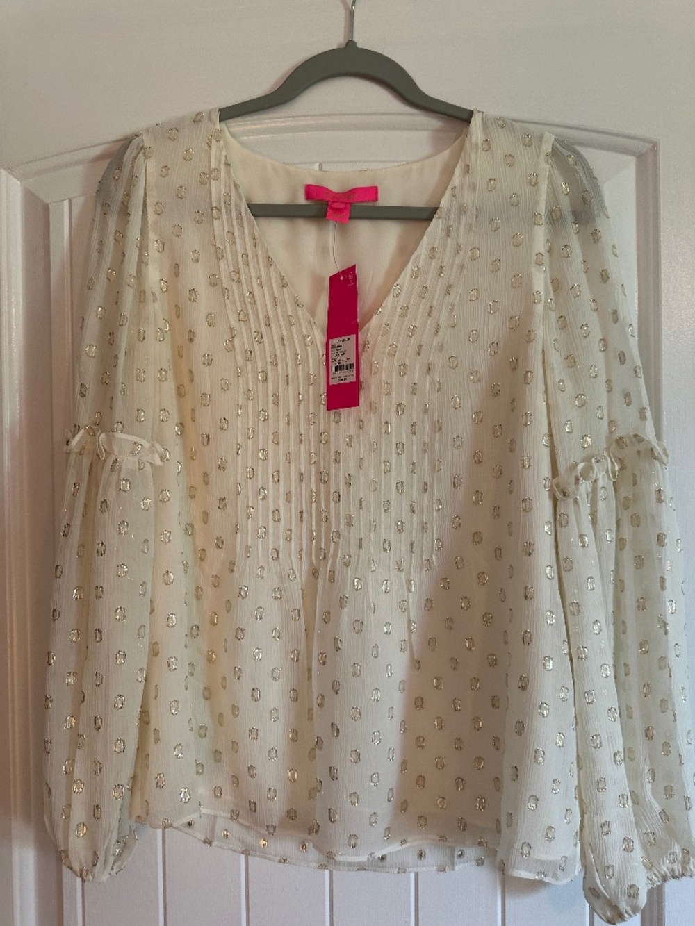 NWT Lilly Pulitzer Cleme Long Sleeve Top Size 2